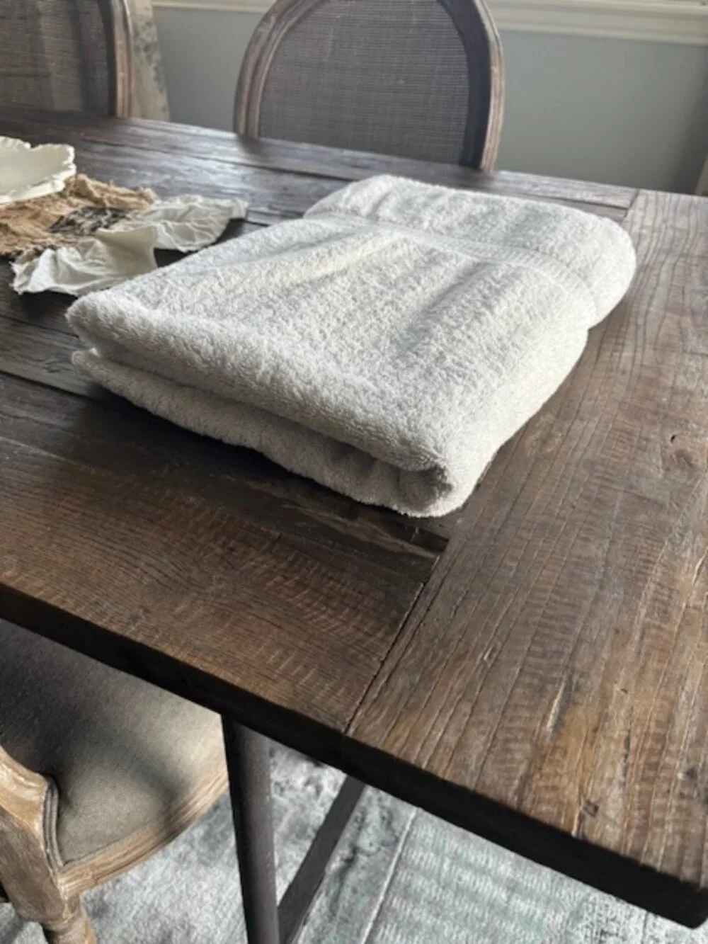 Solid White Bath Sheet - SALE! 48 inches x 54 inches